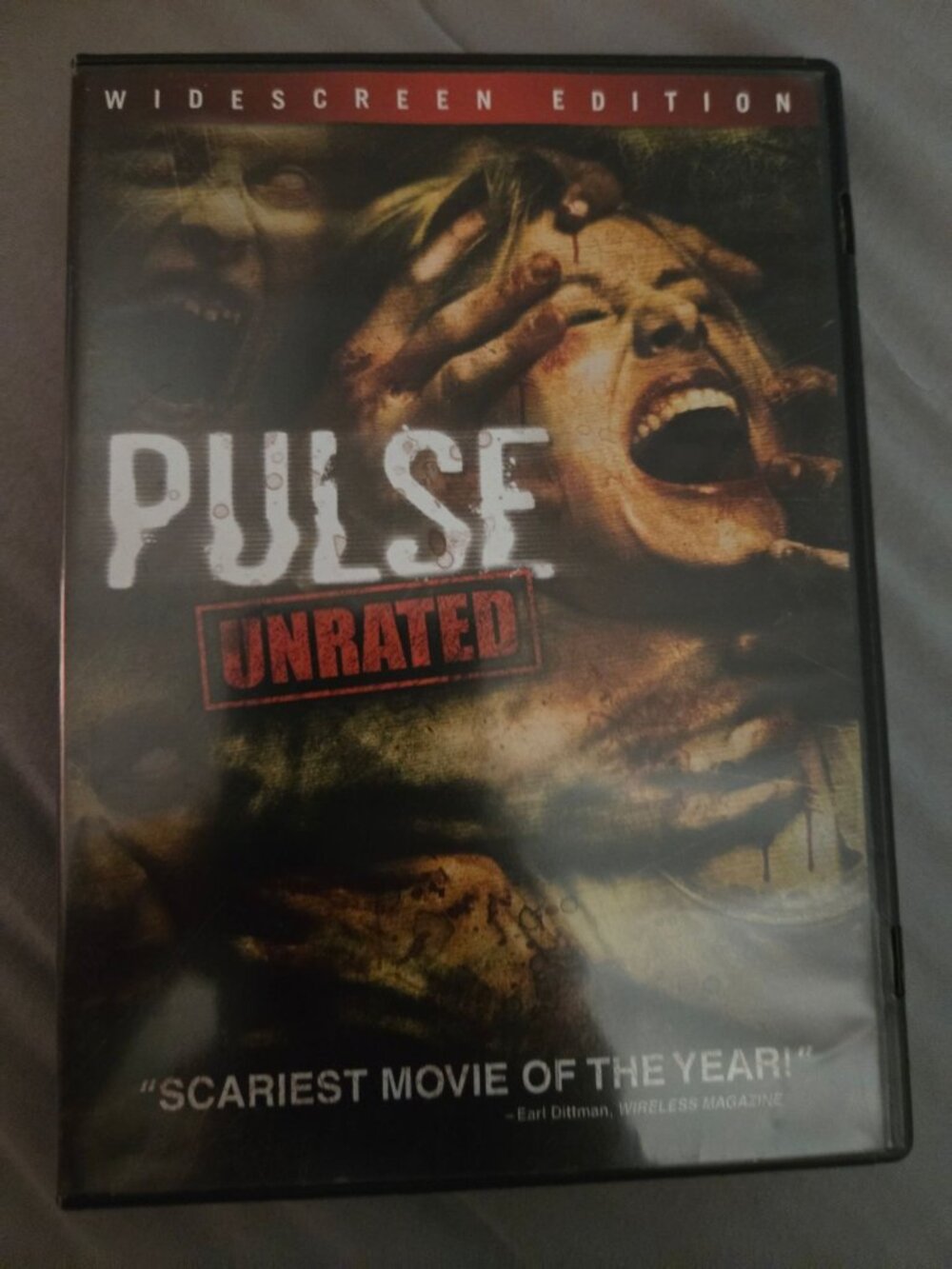 Pulse Unrated DVD Widescreen Horror Movie With Kristen Bell Ian Somerhalder
